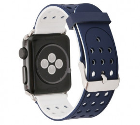     Primo  Apple Watch 38mm / 40mm - Navy Blue&;White 3