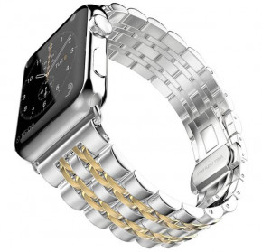   Primo Steel Link   Apple Watch 38mm / 40mm - Silver/Gold 6