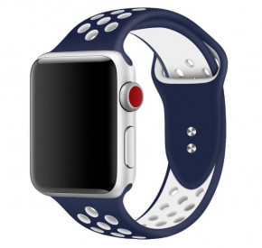     Primo  Apple Watch 38mm / 40mm - Dark Blue&;White 4