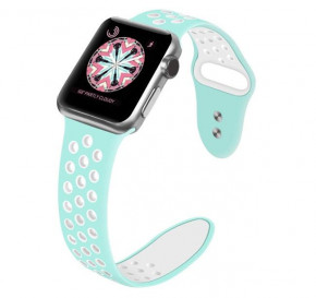     Primo  Apple Watch 38mm / 40mm - Teal&;White 3