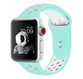     Primo  Apple Watch 38mm / 40mm - Teal&;White 4