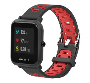   Primo Perfor Classic   Xiaomi Huami Amazfit Bip / Amazfit GTS - Black&;Red 6