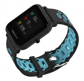   Primo Perfor Classic   Xiaomi Huami Amazfit Bip / Amazfit GTS - Black&;Blue 6