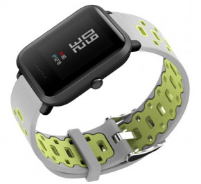   Primo Perfor Classic   Xiaomi Huami Amazfit Bip / Amazfit GTS - Grey&;Green 4