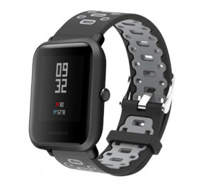   Primo Perfor Classic   Xiaomi Huami Amazfit Bip / Amazfit GTS - Black&;Grey 3