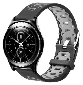   Primo Perfor Classic   Samsung Gear S2 Classic SM-R372 / R735 - Black&;Grey 4