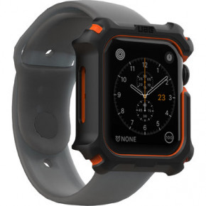  UAG Apple Watch 44 Case, Black/Orange (19148G114097)