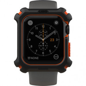  UAG Apple Watch 44 Case, Black/Orange (19148G114097) 4