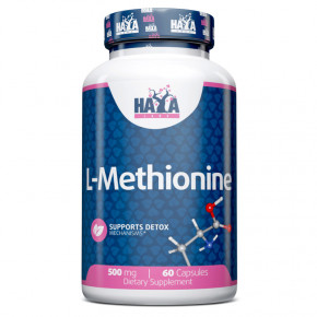  Haya Labs L-Methionine 500 mg 60  