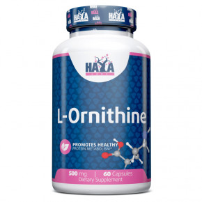  Haya Labs L-Ornithine 500 mg 60 