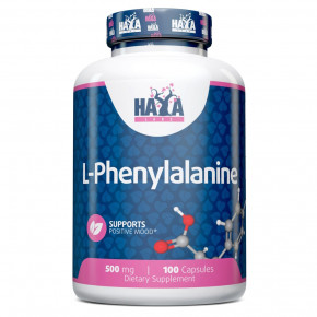  Haya Labs L-Phenylalanine 500 mg 100  