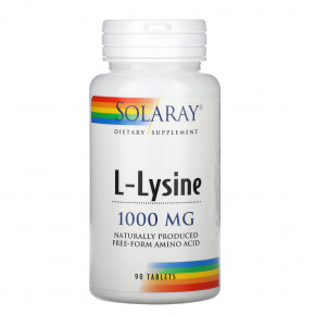  Solaray L-Lysine 1000 mg 90  