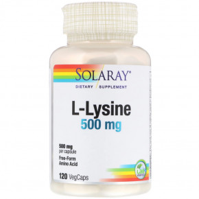  Solaray L-Lysine 500 mg 120  