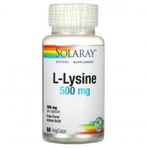  Solaray L-Lysine 500 mg 60  