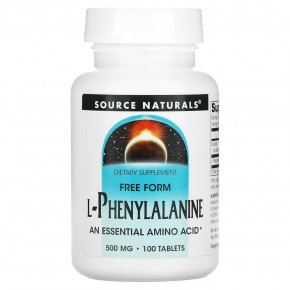  Source Naturals L-Phenylalanine 500 mg 100  