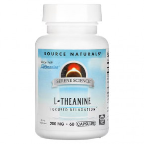  Source Naturals L-Theanine 200 mg 60  