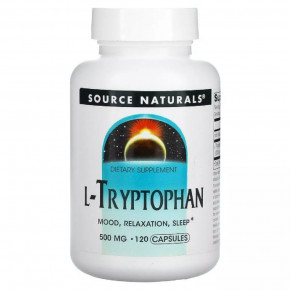  Source Naturals L-Tryptophan 500 mg 120 