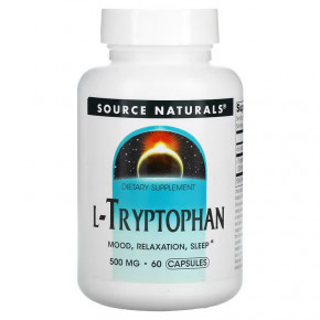  Source Naturals L-Tryptophan 500 mg 60  