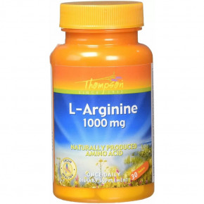  Thompson L-Arginine 1000 mg 30  