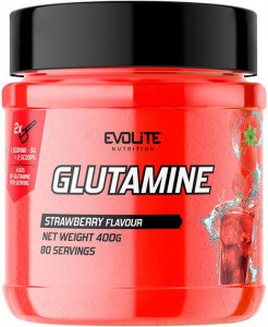  Evolite Nutrition Glutamine 400 g strawberry