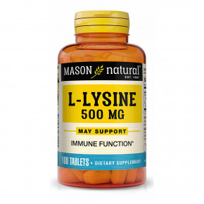  Mason Natural L-Lysine 500 mg 100 