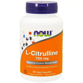  Now Foods L- 750, L-Citrulline, 90  (NOW-00083)