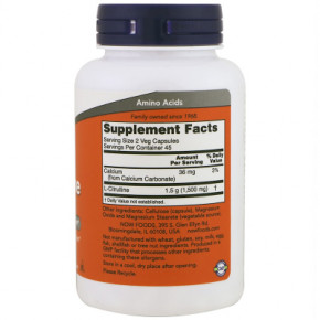  Now Foods L- 750, L-Citrulline, 90  (NOW-00083) 3