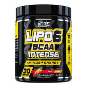  Nutrex Lipo-6 BCAA Intense - 30srv Fruit Punch