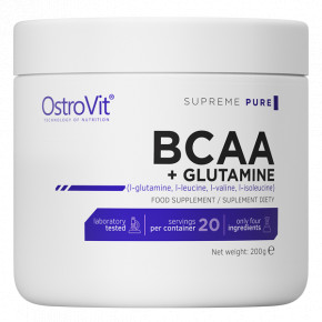  OstroVit BCAA Glutamine - 200g Pure 100-84-1102277-20