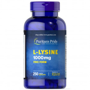  Puritan's Pride L-Lysine 1000 mg 250 