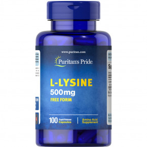  Puritan's Pride L-Lysine 500 mg 100 