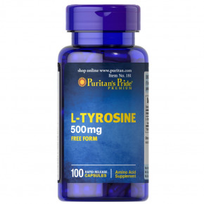  Puritan's Pride L-Tyrosine 500 mg 100 