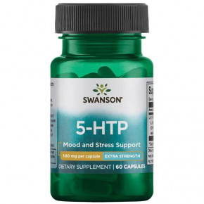  Swanson 5-HTP 100 mg Extra Strength 60  