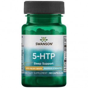  Swanson 5-HTP 200 mg Maximum Strength 60  