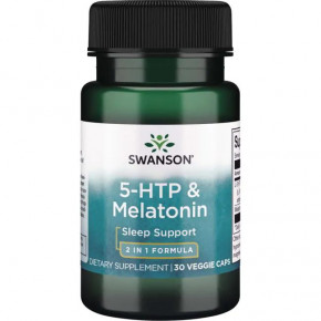  Swanson 5-HTP Melatonin 30 