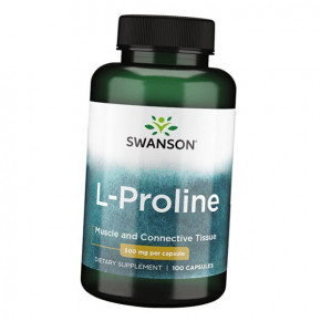  Swanson L-Proline 500 mg 100 