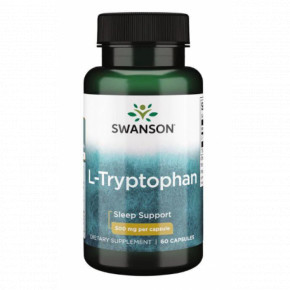  Swanson L-Tryptophan 500 mg 60 Caps