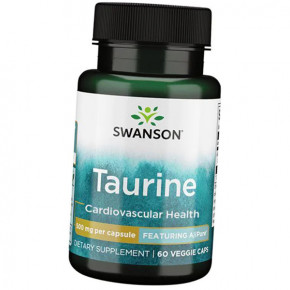    Swanson Taurine Featuring AjiPure 500 60 (27280012)