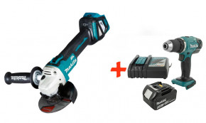    Makita DGA511Z+ - Makita DDF453RFX7