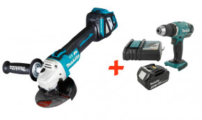    Makita DGA513Z+ - Makita DDF453RFX7