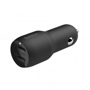   Belkin Car Charger 24W Dual USB-A, black (CCB001BTBK) 4