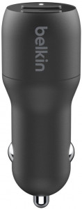   Belkin Car Charger 24W Dual USB-A, USB-A - MicroUSB, 1m, black (CCE002BT1MBK) 5