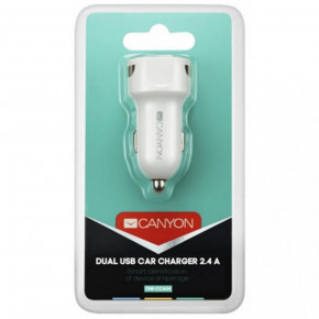    Canyon 2USB 2.1A White (CNE-CCA04W) 5