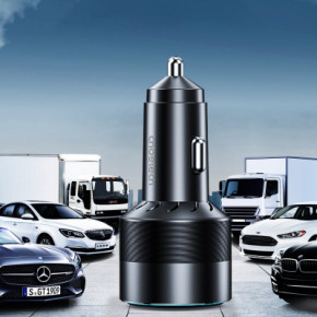   Choetech car 2USB-C+USB-A 130W QC3.0/PD/PPS black (TC0011-BK) 9