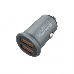    ColorWay (2USBx2.4A, 36W) Quick Charge 3.0 Gray (CW-CHA036Q-GR) 4