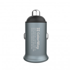    ColorWay (2USBx2.4A, 36W) Quick Charge 3.0 Gray (CW-CHA036Q-GR) 5