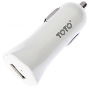    TOTO TZG-03 Car charger 1USB 2,4A White #I/S