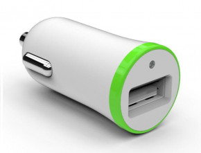    TOTO TZR-10 Car charger 1USB 2,1A White #I/S