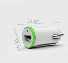    TOTO TZR-10 Car charger 1USB 2,1A White #I/S 4