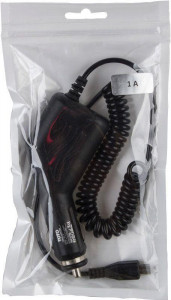    TOTO TZS-19 Car charger MicroUsb 1A 1.5m Black #I/S 3